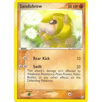 Pokemon EX Team Rocket Returns Common Sandshrew #74