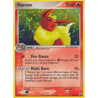 Pokemon EX Unseen Forces Rare Holo Flareon #5