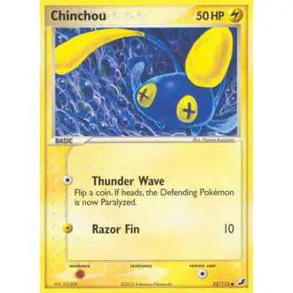 Pokemon EX Unseen Forces Common Chinchou #52