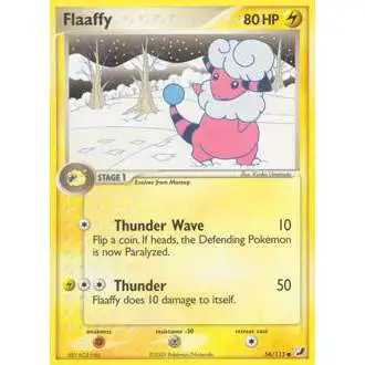 Pokemon EX Unseen Forces Common Flaaffy #56