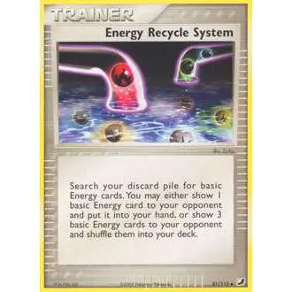 Pokemon EX Unseen Forces Uncommon Energy Recycle System #81