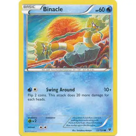 Pokemon Trading Card Game XY Fates Collide Common Binacle #22