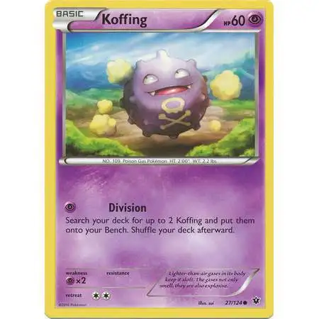 Pokemon Trading Card Game XY Fates Collide Common Koffing #27