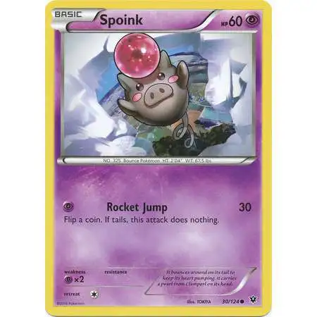 Pokemon Trading Card Game XY Fates Collide Common Spoink #30
