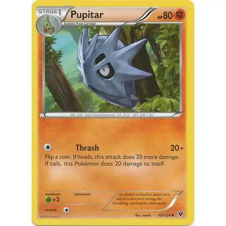 Pokemon Trading Card Game XY Fates Collide Uncommon Pupitar #42