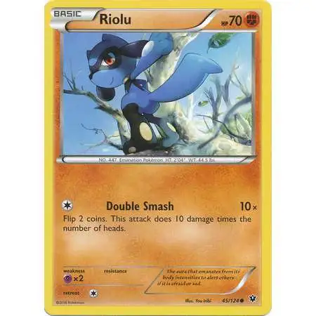 Pokemon Trading Card Game XY Fates Collide Common Riolu #45
