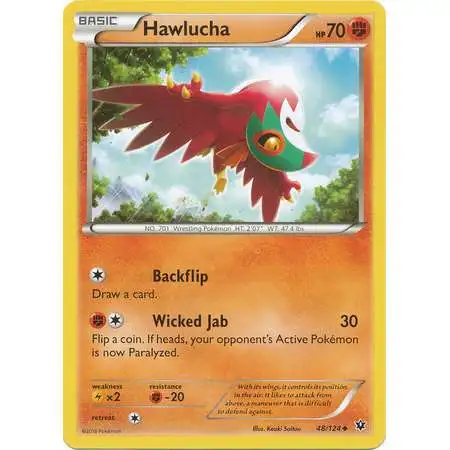 Pokemon Trading Card Game XY Fates Collide Uncommon Hawlucha #48