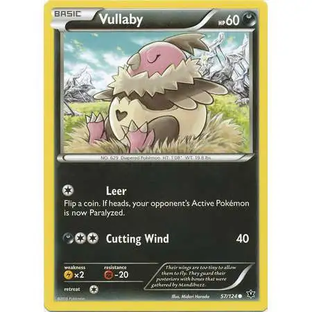 Pokemon Trading Card Game XY Fates Collide Common Vullaby #57