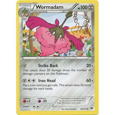Pokemon Trading Card Game XY Fates Collide Uncommon Wormadam #59