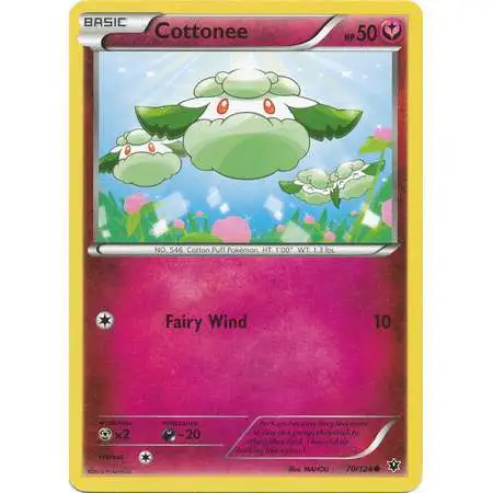 Pokemon Trading Card Game XY Fates Collide Common Cottonee #70