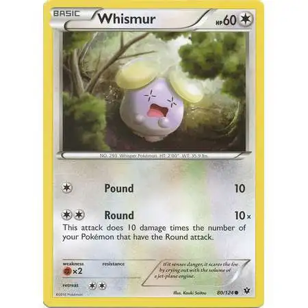 Pokemon Trading Card Game XY Fates Collide Common Whismur #80