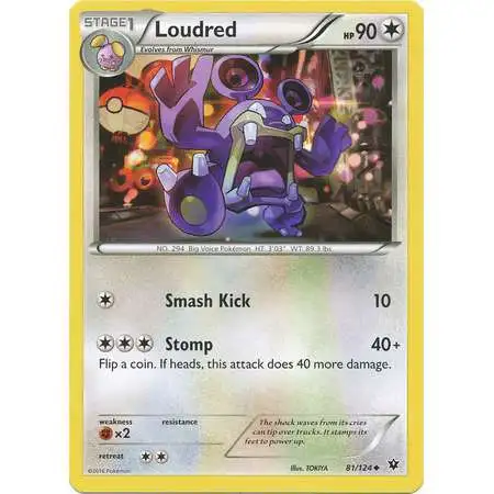 Pokemon Trading Card Game XY Fates Collide Uncommon Loudred #81