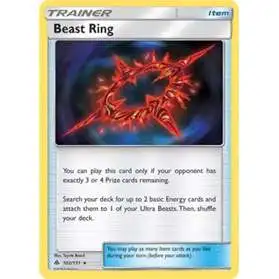Pokemon Trading Card Game Sun & Moon Forbidden Light Rare Beast Ring #102