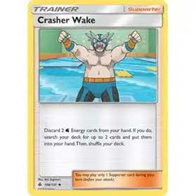 Pokemon Trading Card Game Sun & Moon Forbidden Light Uncommon Crasher Wake #104