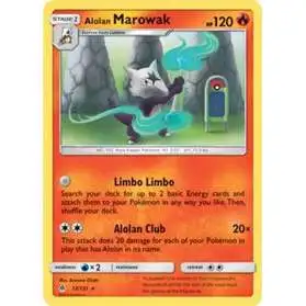 Pokemon Trading Card Game Sun & Moon Forbidden Light Rare Alolan Marowak #12