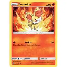 Pokemon Trading Card Game Sun & Moon Forbidden Light Common Fennekin #14