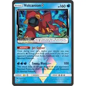 Pokemon Trading Card Game Sun & Moon Forbidden Light Rare Holo Volcanion Prism Star #31