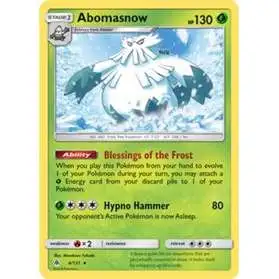 Pokemon Trading Card Game Sun & Moon Forbidden Light Rare Abomasnow #4