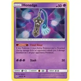 Pokemon Trading Card Game Sun & Moon Forbidden Light Common Honedge #46