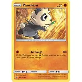 Pokemon Trading Card Game Sun & Moon Forbidden Light Common Pancham #65