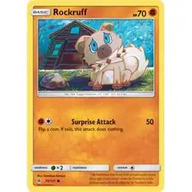 Pokemon Trading Card Game Sun & Moon Forbidden Light Common Rockruff #75