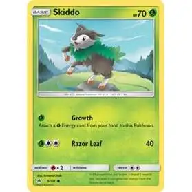 Pokemon Trading Card Game Sun & Moon Forbidden Light Common Skiddo #9