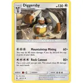 Pokemon Trading Card Game Sun & Moon Forbidden Light Uncommon Diggersby #98