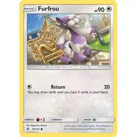 Pokemon Trading Card Game Sun & Moon Forbidden Light Common Furfrou #99