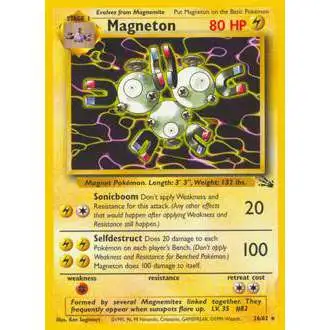 Pokemon Fossil Rare Magneton #26