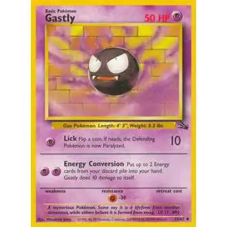 Pokemon Fossil Uncommon Gastly #33