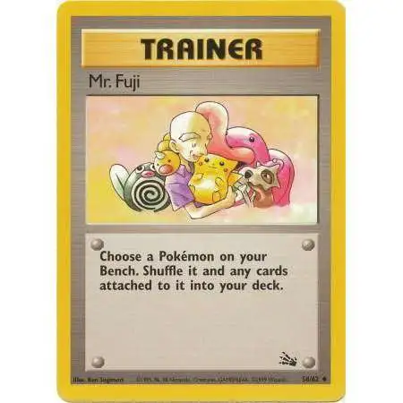Pokemon Fossil Uncommon Mr. Fuji #58