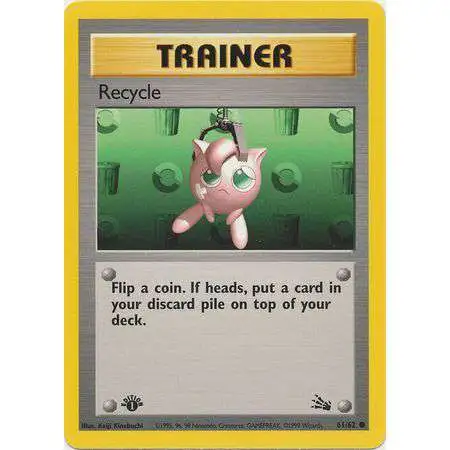 Pokemon Fossil Common Recycle #61 [1st Edition]