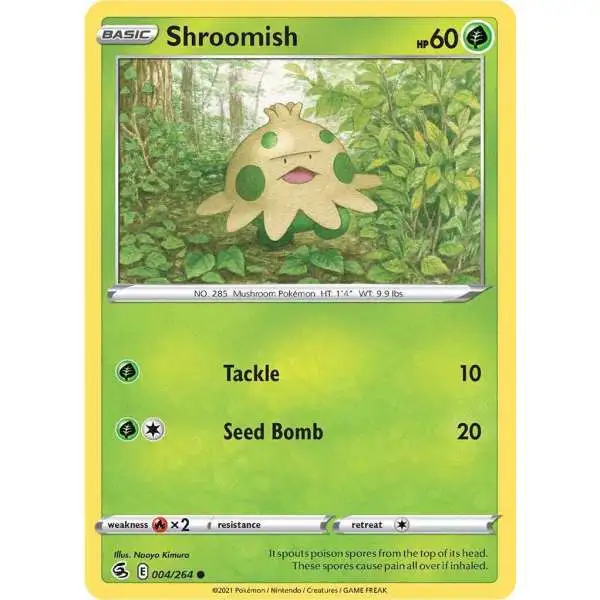 Pokemon Trading Card Game Sword & Shield Fusion Strike Common Shroomish #4