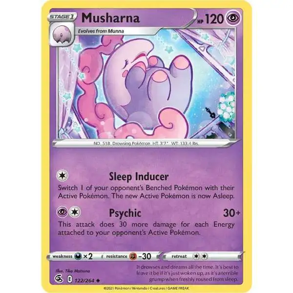 Pokemon Trading Card Game Sword & Shield Fusion Strike Uncommon Musharna #122