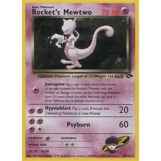 Pokemon Gym Challenge Rare Holo Rocket's Mewtwo #14