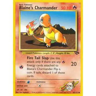 Pokemon Gym Challenge Common Blaine's Charmander #60 [1st Edition] [Lightly Played]
