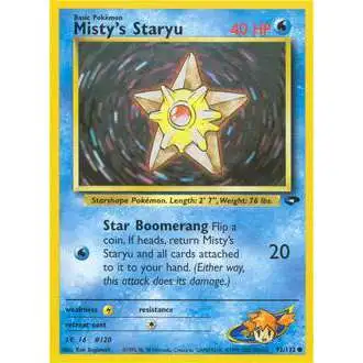 Pokemon Gym Challenge Common Misty's Staryu #92