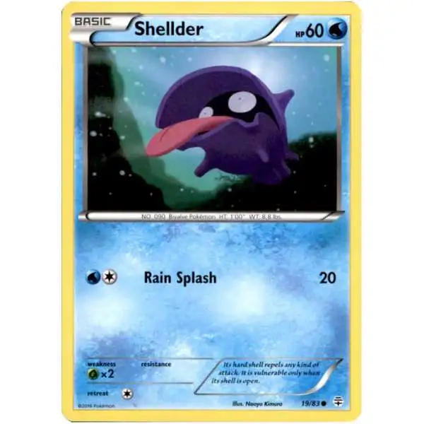 Pokemon Fossil Common Shellder #54 