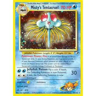 Pokemon Trading Card Game Gym Heroes Rare Holo Misty's Tentacruel #10