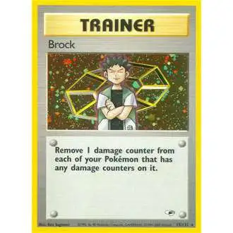 Pokemon Trading Card Game Gym Heroes Holo Rare Brock #15