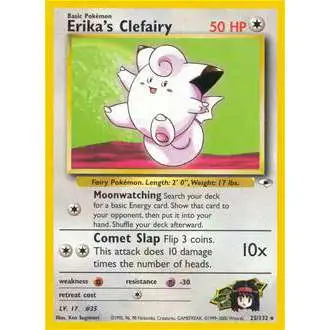 Pokemon Trading Card Game Gym Heroes Rare Erika's Clefairy #25 [Lightly Played]