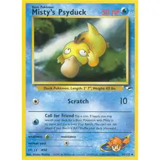 Pokemon Trading Card Game Gym Heroes Uncommon Misty's Psyduck #54