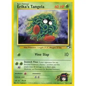 Pokemon Trading Card Game Gym Heroes Common Erika's Tangela #79 [Lightly Played]