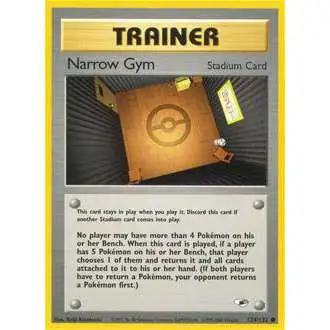 Pokemon Trading Card Game Gym Heroes Common Narrow Gym #124