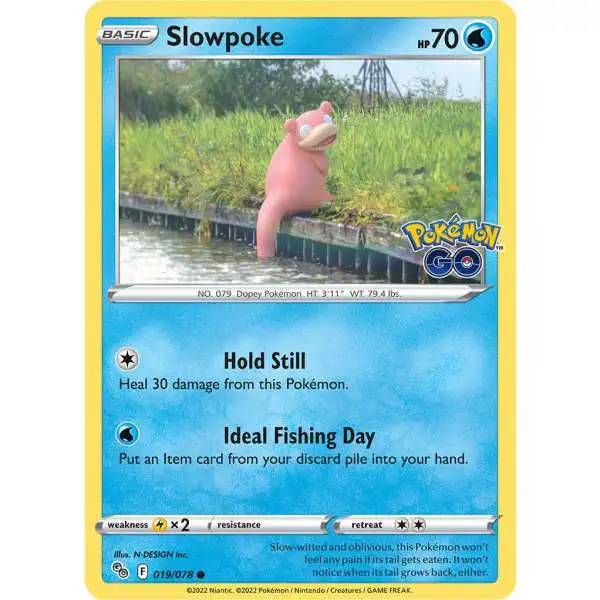 Trading Card Game Pokemon GO Common Slowpoke #19