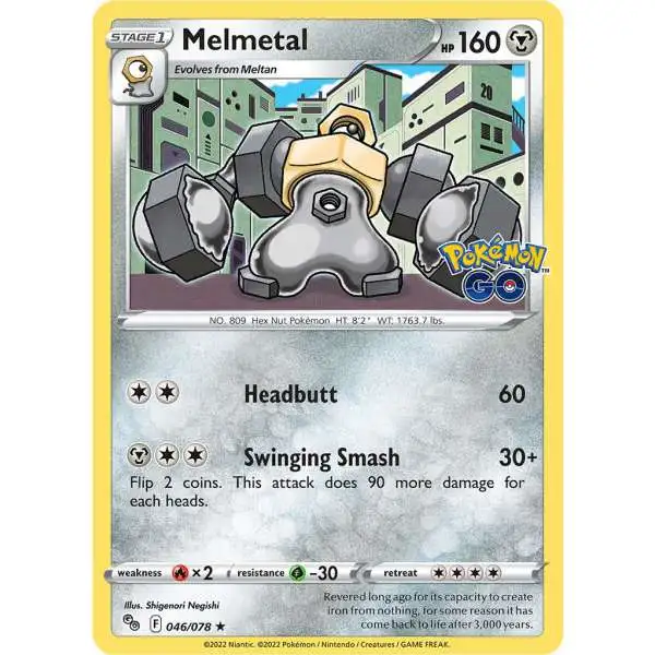 Trading Card Game Pokemon GO Rare Holo Melmetal #46