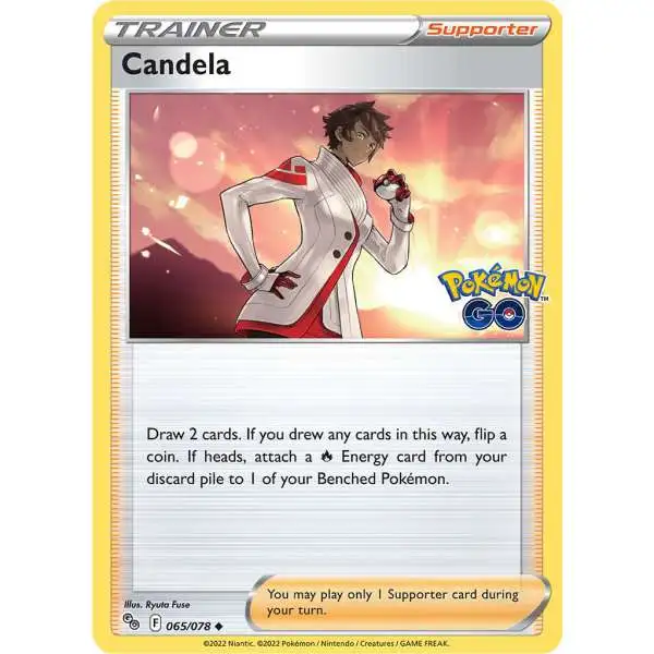 Trading Card Game Pokemon GO Uncommon Candela #65