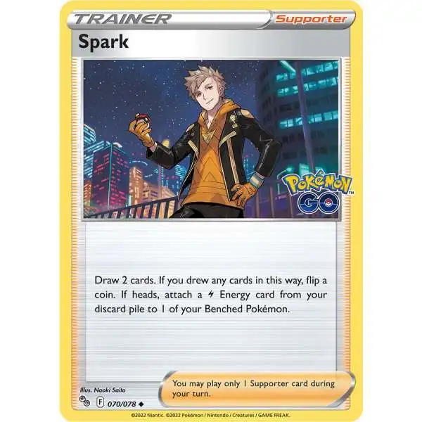 Trading Card Game Pokemon GO Uncommon Spark #70