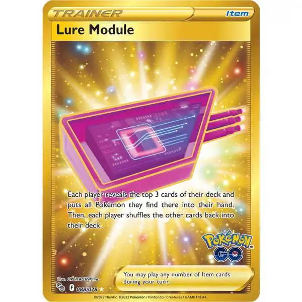 Trading Card Game Pokemon GO Secret Rare Lure Module #88