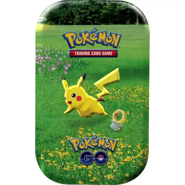 Pokemon GO Pikachu with Meltan Mini Tin Set [2 Booster Packs, Coin & More]
